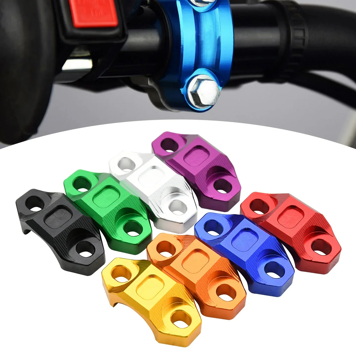 

CNC 22MM Universal Handlebar Brake Clutch Rotating Bar Clamp Mount Stop Start Kill Switch For Yamaha Honda Kawasaki KTM Suzuki