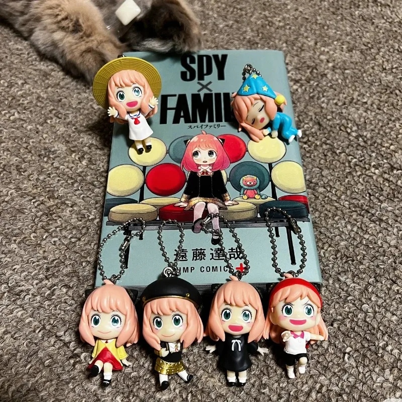 

SPYFAMILYSE Anya Forger, школьный стиль, стиль сна, стиль верховой езды, стиль аниме, модель периферийного персонажа, сумка для книг, кулон, брелок