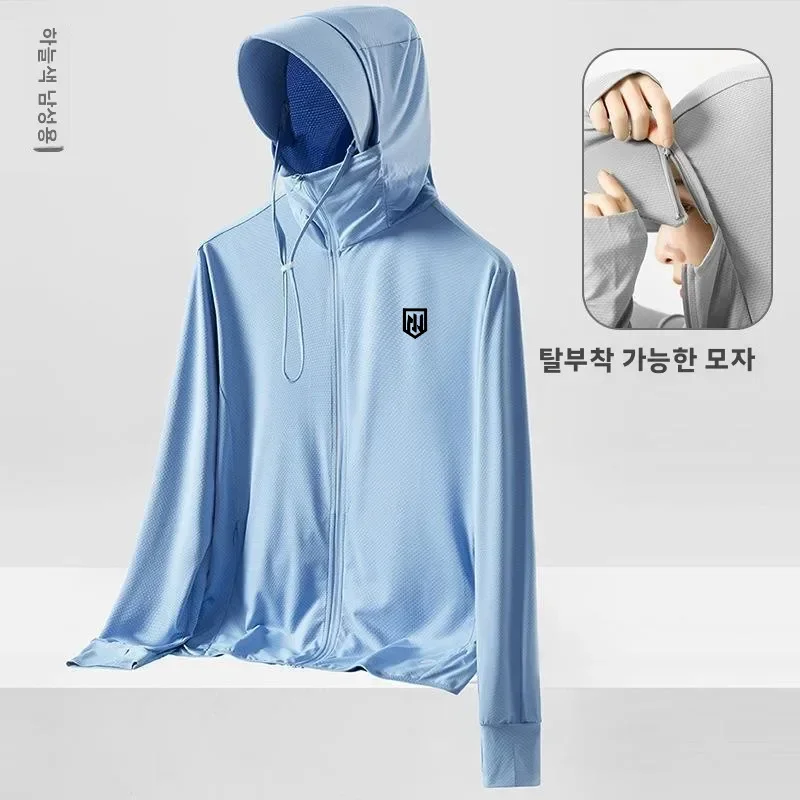 Ultra-Thin Summer Ice-Silk GOLF Sun Protection Casual Fishing Clothes Men Women Breathable Lightweight Golf Jacket Golf Wear