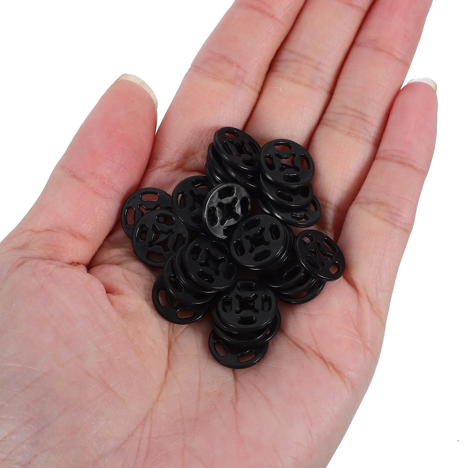 

1000Pcs Hidden Snap Buttons for Shirts Anti-Exposure Sew-on Fasteners Nylon Snap Closure for DIY Clothing Repair Sewing Projects