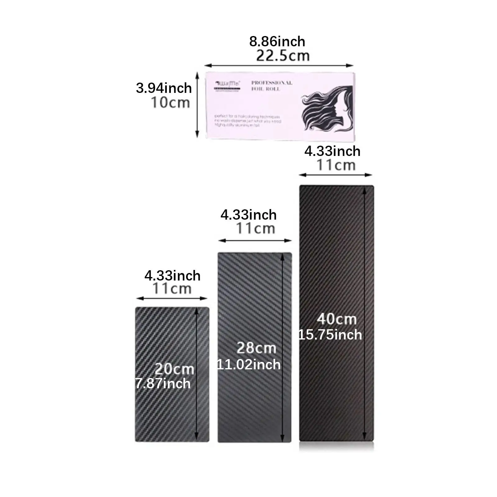3Pcs Hair Dye Boards, Hair Highlighting Board, Reusable Lightweight Balayage Board, Hair Coloring Boards for Barber Shop