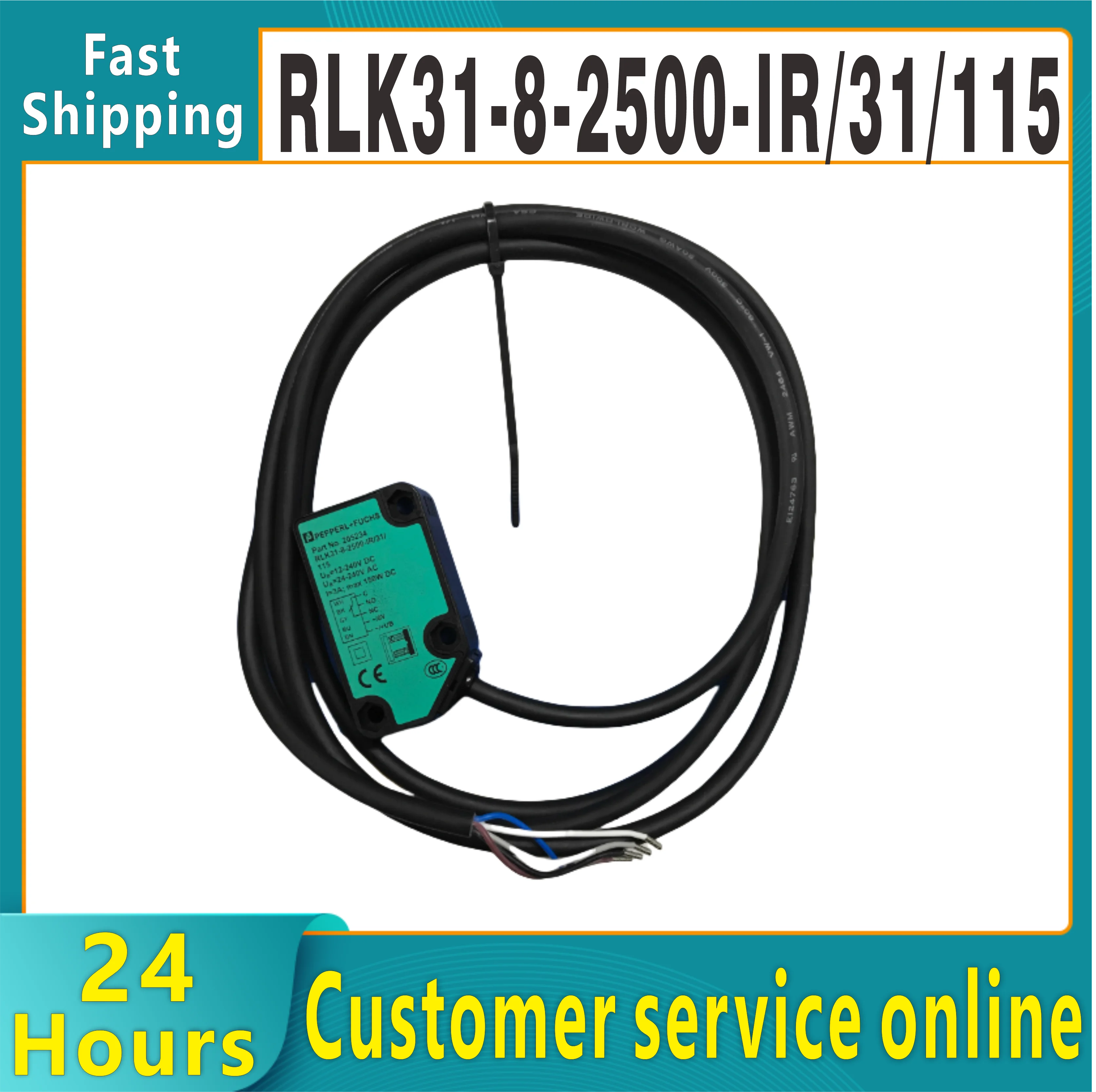 RLK31-8-2500-IR/31/115 205234 photoelectric switch sensor 100% brand new original