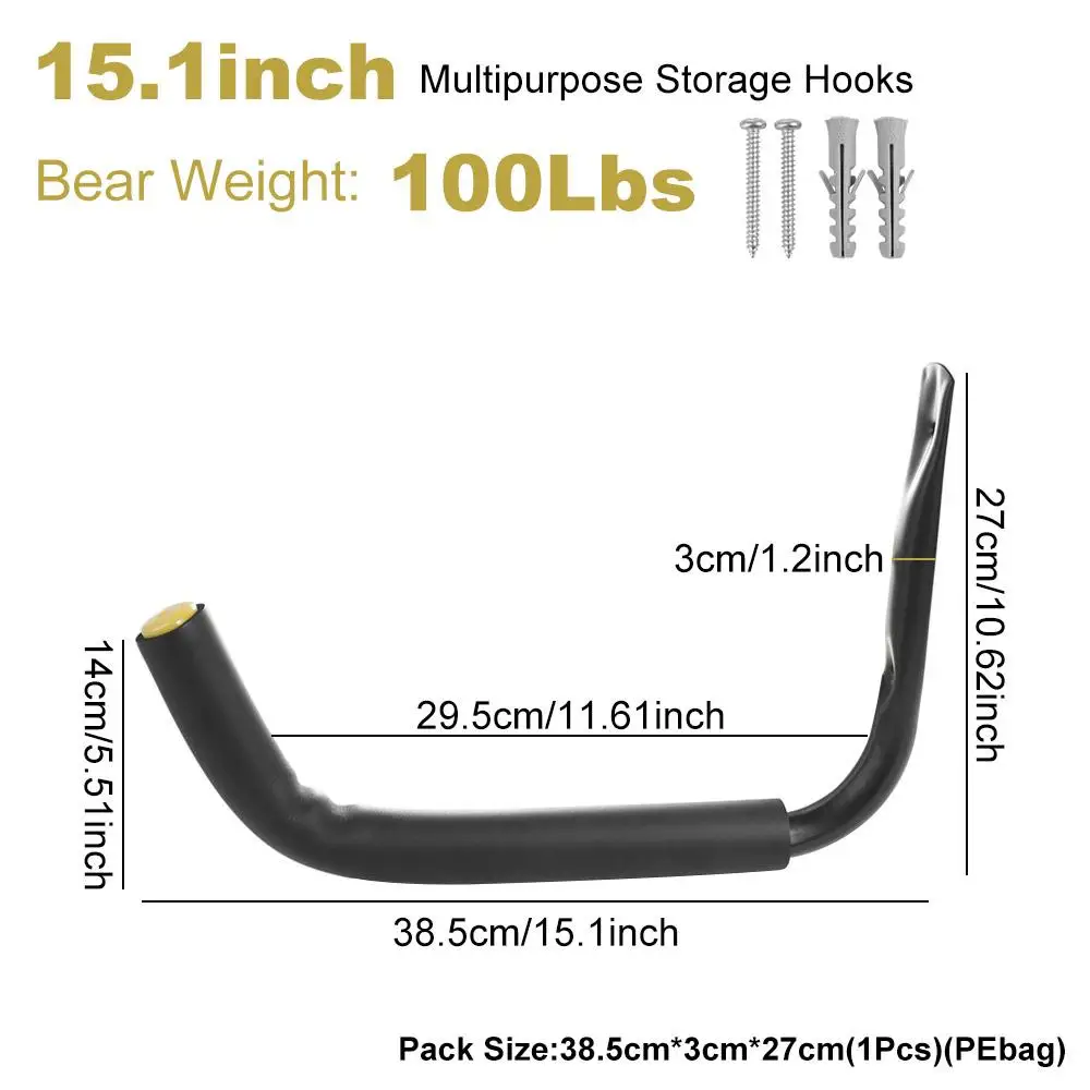 

Hanger Tool Heavy Duty Kayak Rack Multipurpose Portable Kayak Hanger Wall Mounted Bracket Garage Kayak Storage Hook Snowboard
