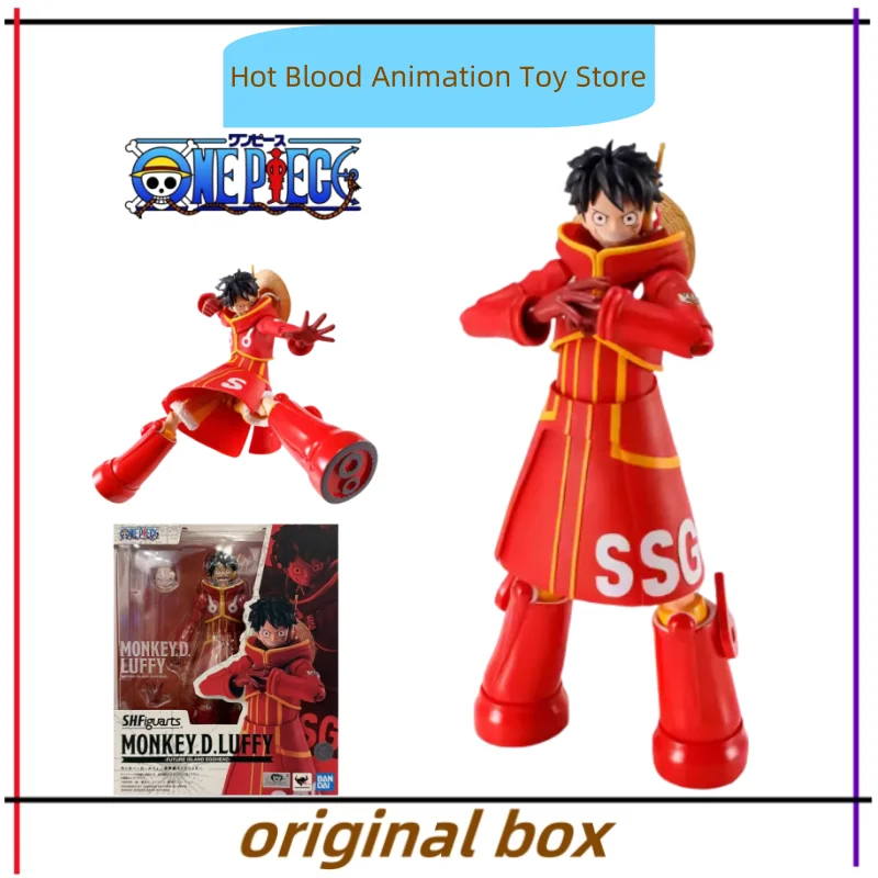 

Bandai Figure Model ONE PIECE SHF LUFFY Future Island Egghead Anime Figures Toys Collectible Gift for Children Genuine Brand New