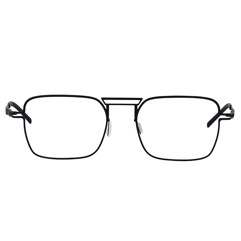 Square Eyeglasses Ultralight Glasses Frame Men Women Thin Screwless Handmade Spectacles Germany Brand Design