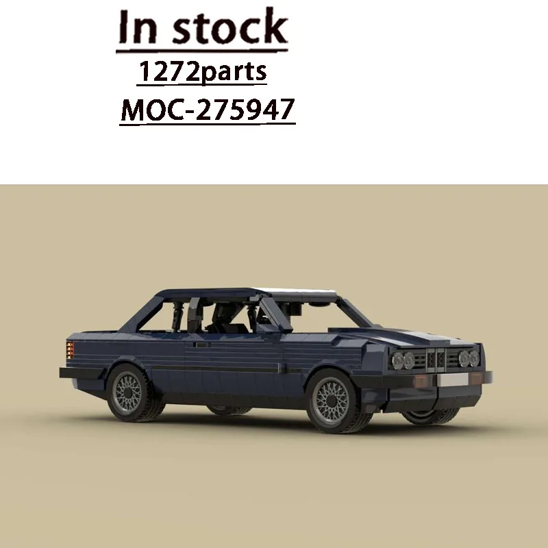 New MOC-275947 Classic Sports Limited Edition Super Racing Car Model 1272 Parts MOC Birthday Custom Building Block Toy Gift