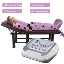 Professional Air Wave Pressure Therapy Machine Pressotherapy Lymphatic Dranaige Body Massage Suit Belly Leg Cellulite Remover