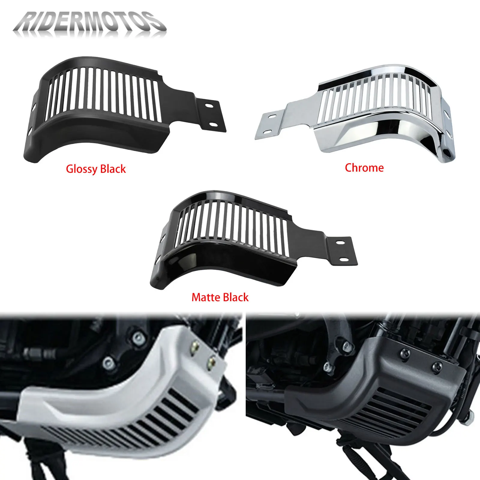 

Motorcycle Skid Plate Engine Guard Protective Cover For Harley Sportster Iron XL883 1200 XL1200X Custom Roadster 72 48 2004-Up