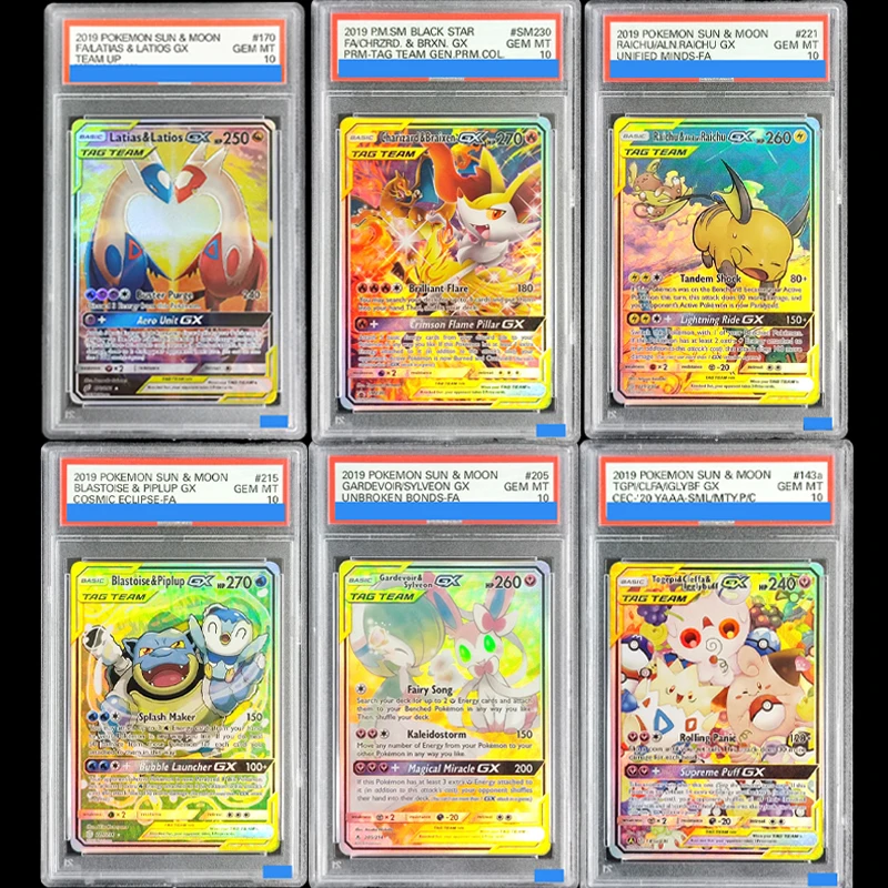 

Diy English Pokemon Sun & Moon Unbroken Bonds #199 Mrshdw & Mchmp.gx Authentication Blastoise Grading 10 Collection Game Card