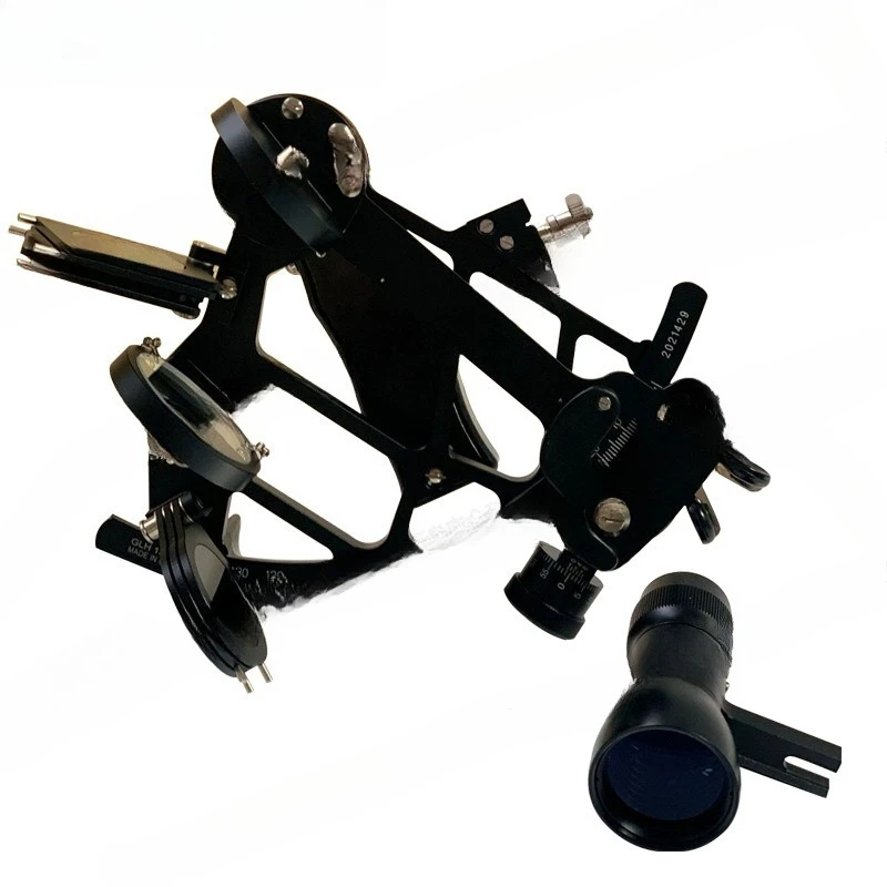 Nautical Marine Sextant Copper Marine Navigator with Light Nautical Navigator Nautical Navigation Measuring Sea Level Instrument