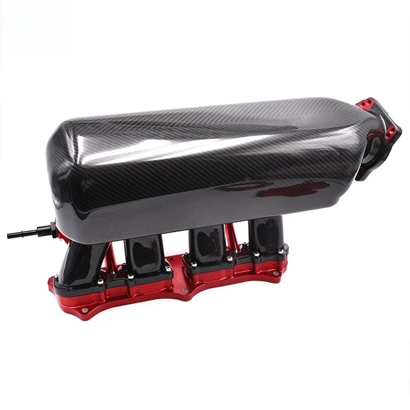 

Sell Well SK CUSTOM 80mm Throttle Body Real Carbon Fiber Intake Manifold For K20 K24 Engine