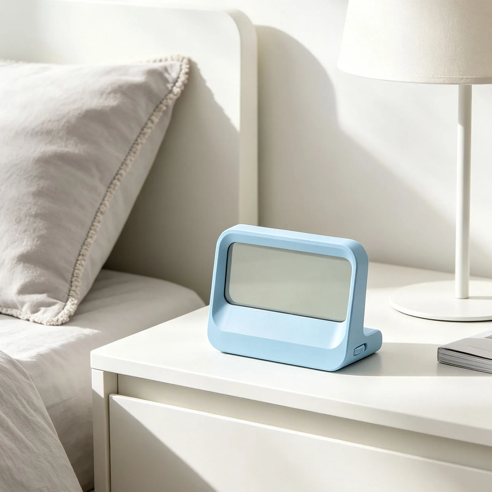 13*5*9cm Digital Alarm Clock Battery Operated Bedside Clock Portable Alarm Clock Room Temperature Display For Home For Office