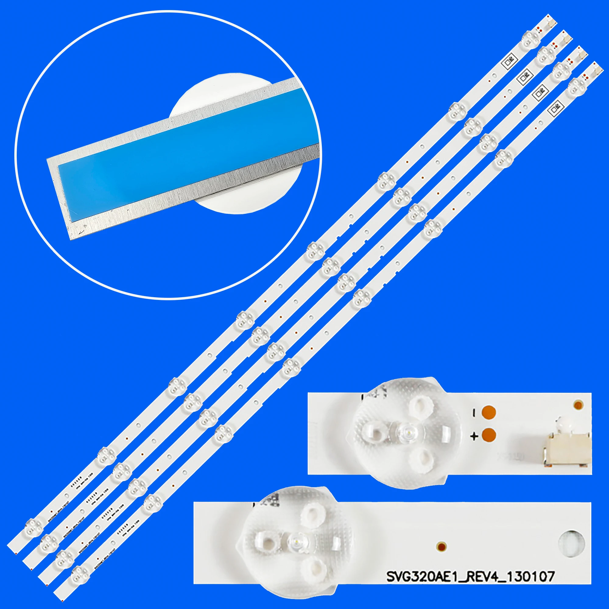 10 Kit LED TV Backlight SVG320AE1_REV4_130107 For KDL-32R424A KDL-32R400A KDL-32R421A KLV-32R421A KDL-32R423A KLV-32R426A