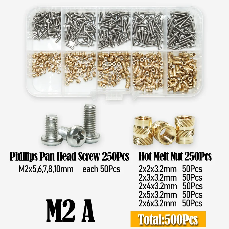 Wärme Set Einsatz Lötkolben Spitze Kopf M2 M3 M4 Hot Melt Einsätze Mutter Messing Schraube Eingebettet Gewinde Einsetzen Kit Kunststoff 3d Druck