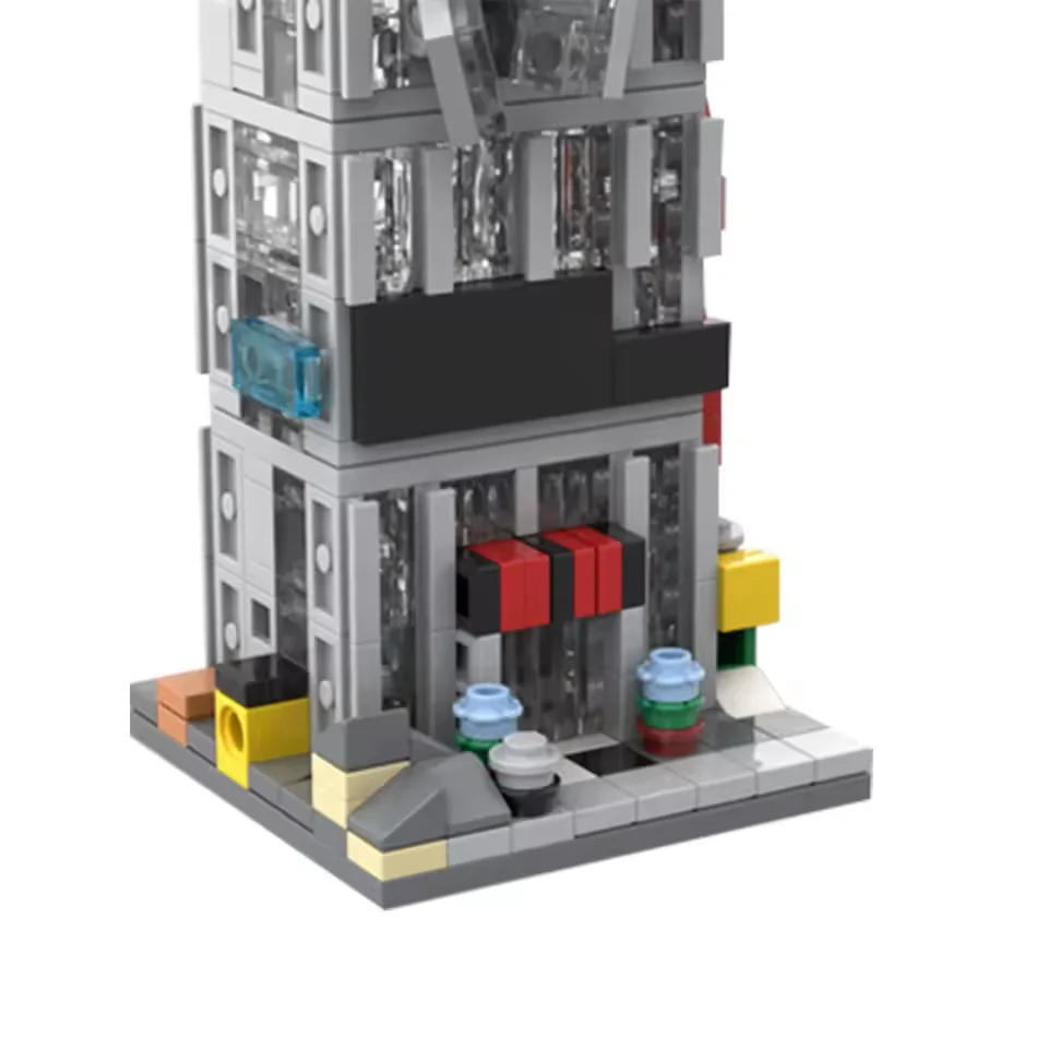 MOC City Daily Bugle Model Building Blocks Creative Assemble Bricks Collection Educational Puzzle DIY Birthday Toy Children Gift