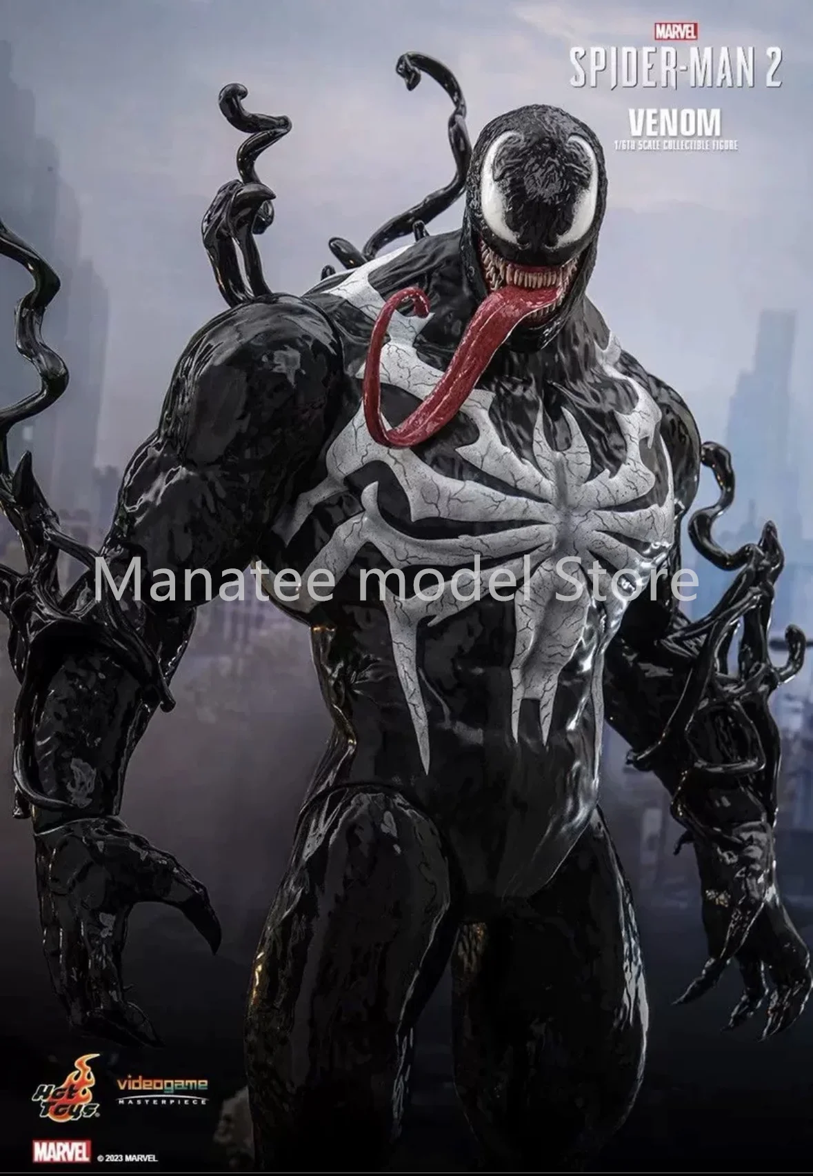 HT HotToys 1/6 VGM59 Marvel Spider-Man 2 Venom PVC Action Figure Anime Model Toys Collection Doll Gift