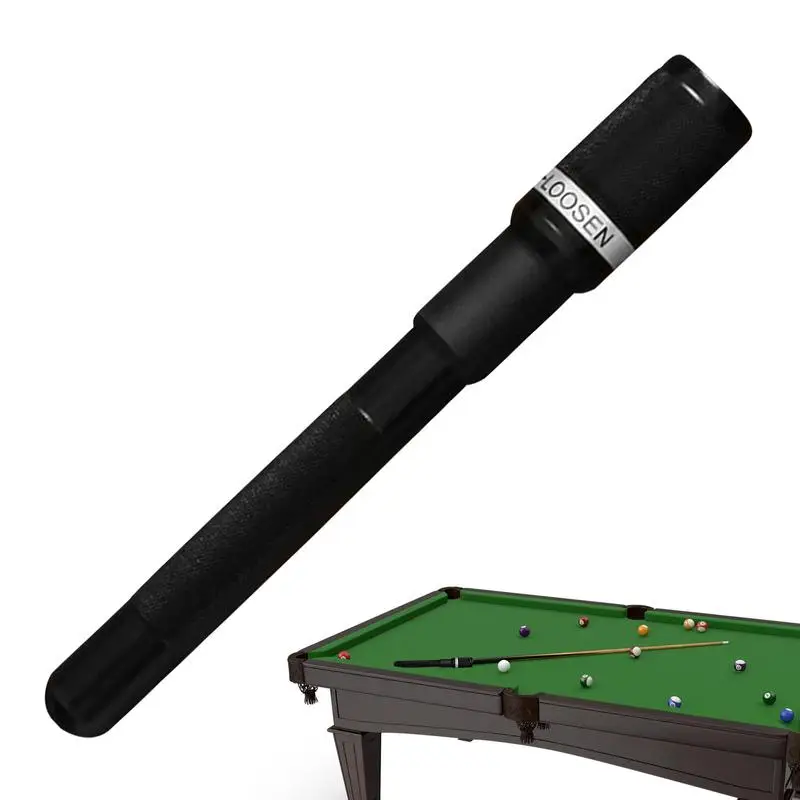 

Billiards Cue Extension Telescopic Light Pool Stick Extender Sturdy Aluminum Alloy Billiard Accessories Extender For Enhanced