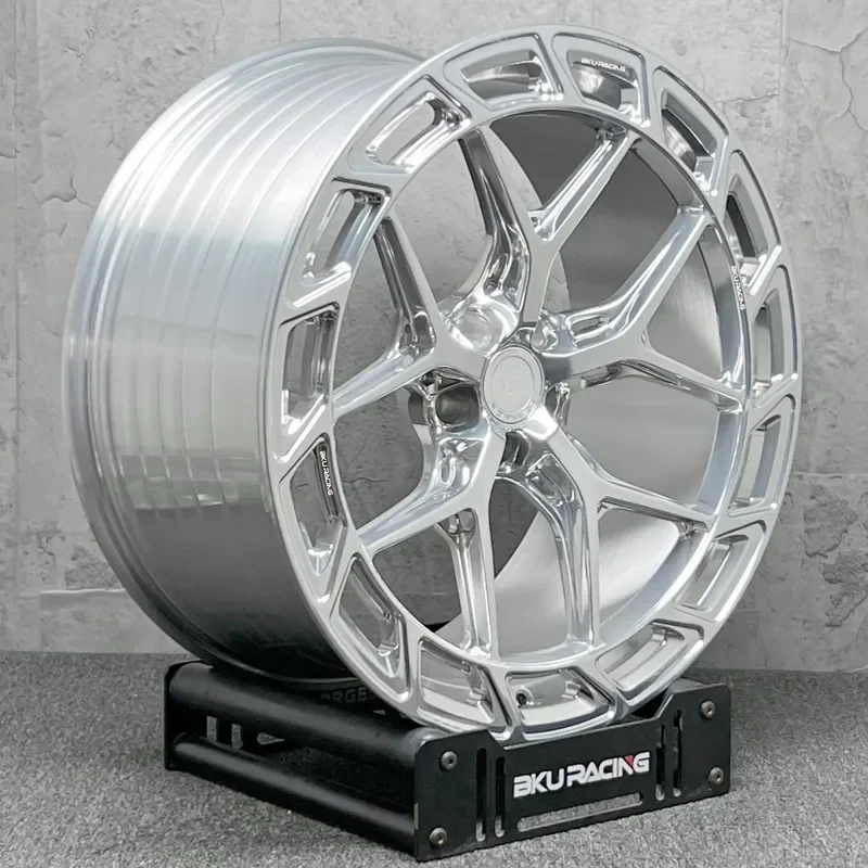 Bku 5x112 Forged Polished Wheels 19 20 21 Inch High Strength Alloy Rims for R8 RS5 RS4 RS3 RS6 C6 C7 B8 B7 SQ8 S6 S7 S8