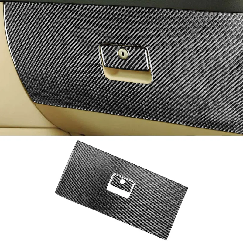 

For VW Golf 4 Jetta Bora MK4 R32 GTI 1999 - 2004 Car Carbon Fiber Passenger Side Storage Glove Box Panel Cover Protective Trim