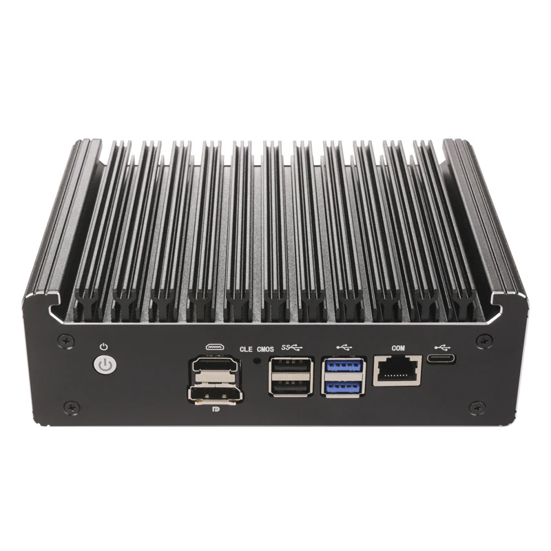 Topton Fanless Intel Pentium Gold 8505 i3 1125G4 N100 Firewall Mini PC 6xi226-V 2.5G DDR5 DDR4 NVMe SATA Proxmox pfSense