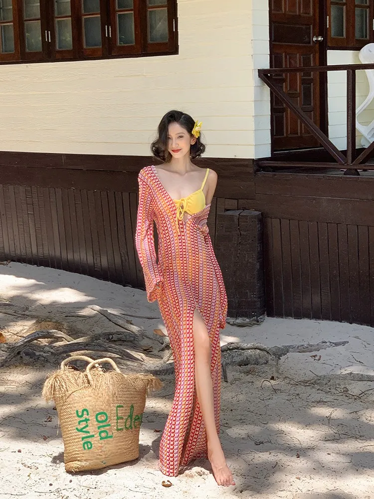 

Island Store Трикотажное бикини для похудения с защитой от солнца и накидкой Dr Faionable Straight Cut Long...