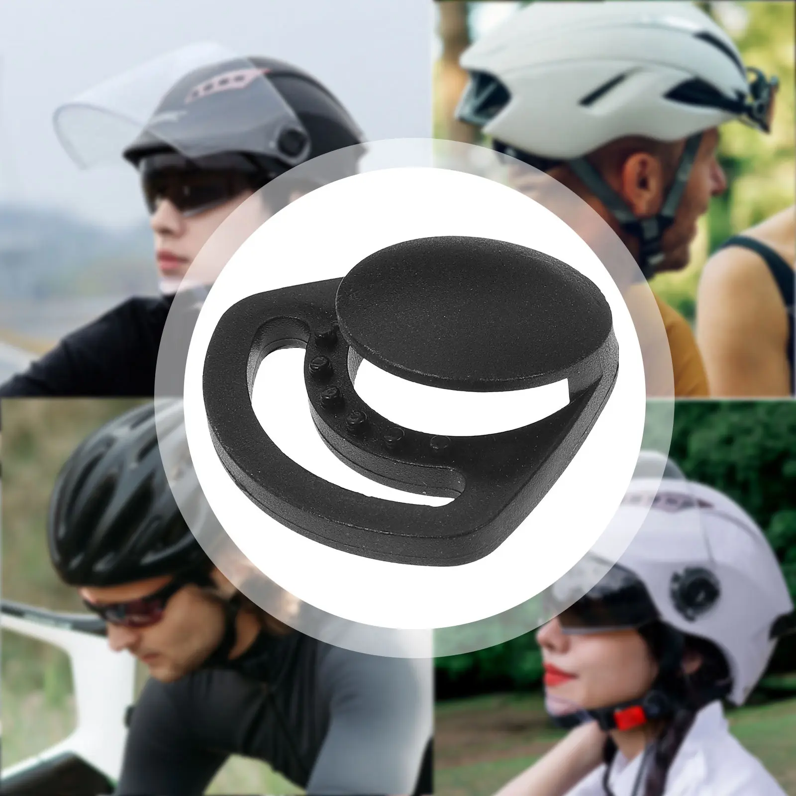 

10Pcs Safety Chin Strap Buckles Hard Hat ABS Replacement Buckle Easy Install Repair Parts Construction Accessories