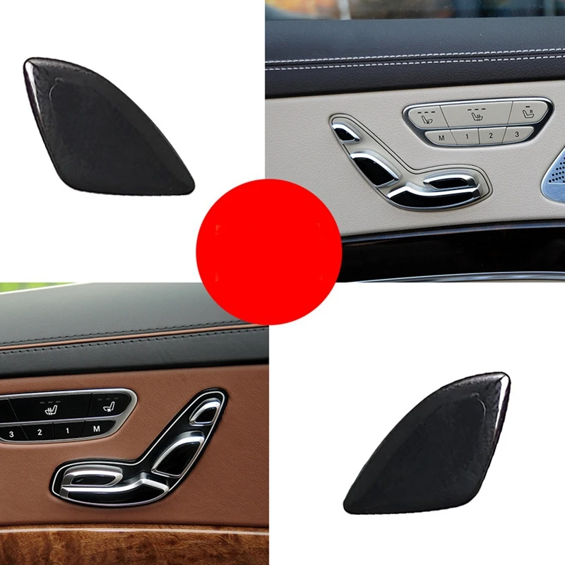 For Mercedes W222 W217 S-Class 2014-2022 Seat Headrest Adjust Switch Button Cover Caps