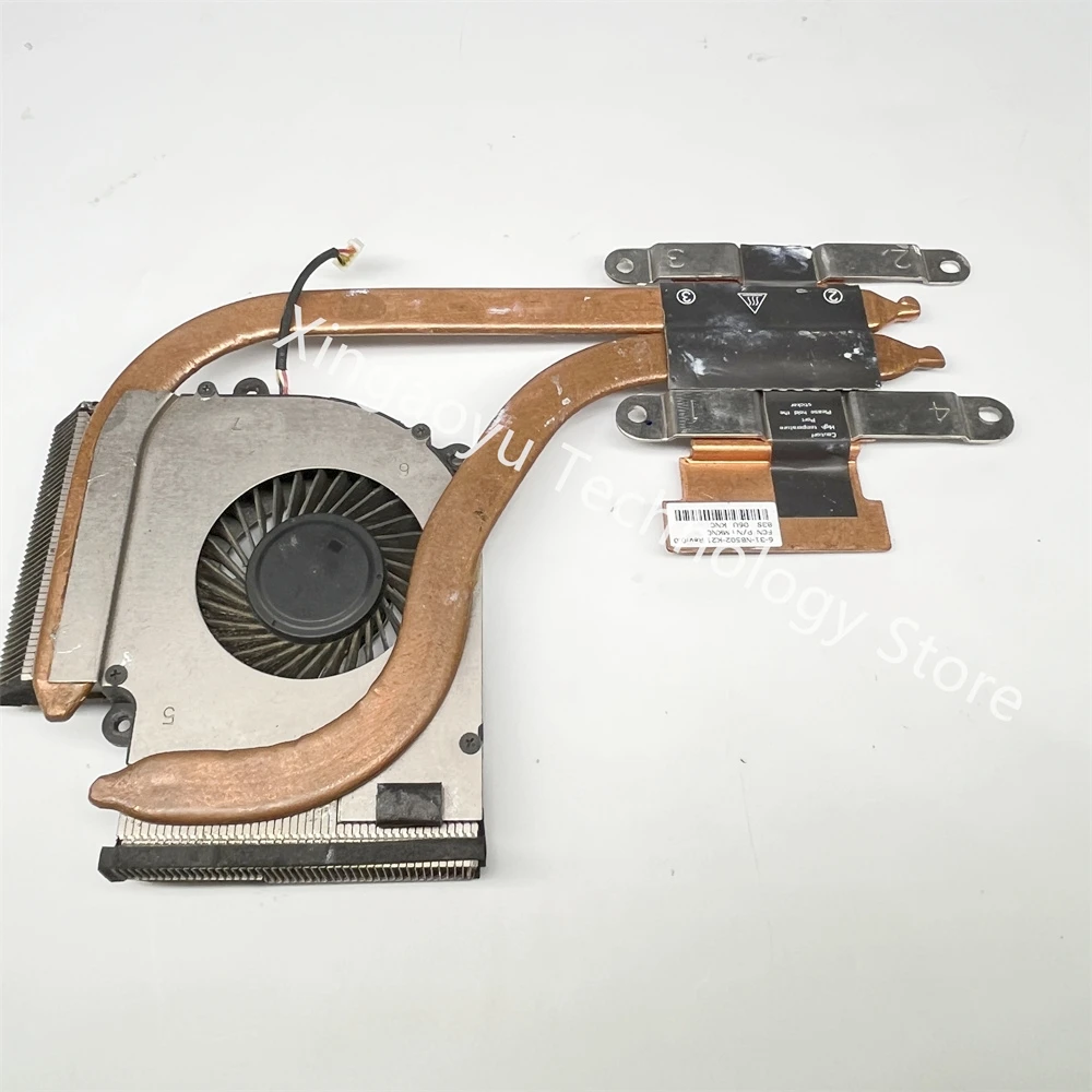 Original Laptop CPU FAN&Heatsink For CLEVO NB50TK NB50TK1 6-31-NB502-K21 100% Test Perfect