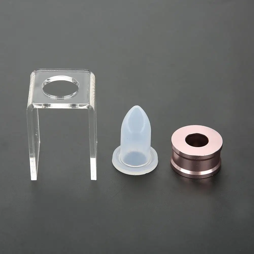 Silicone DIY Lipstick Mold Kit 12.1mm Tube Lip Balm Crafts Tool Stand