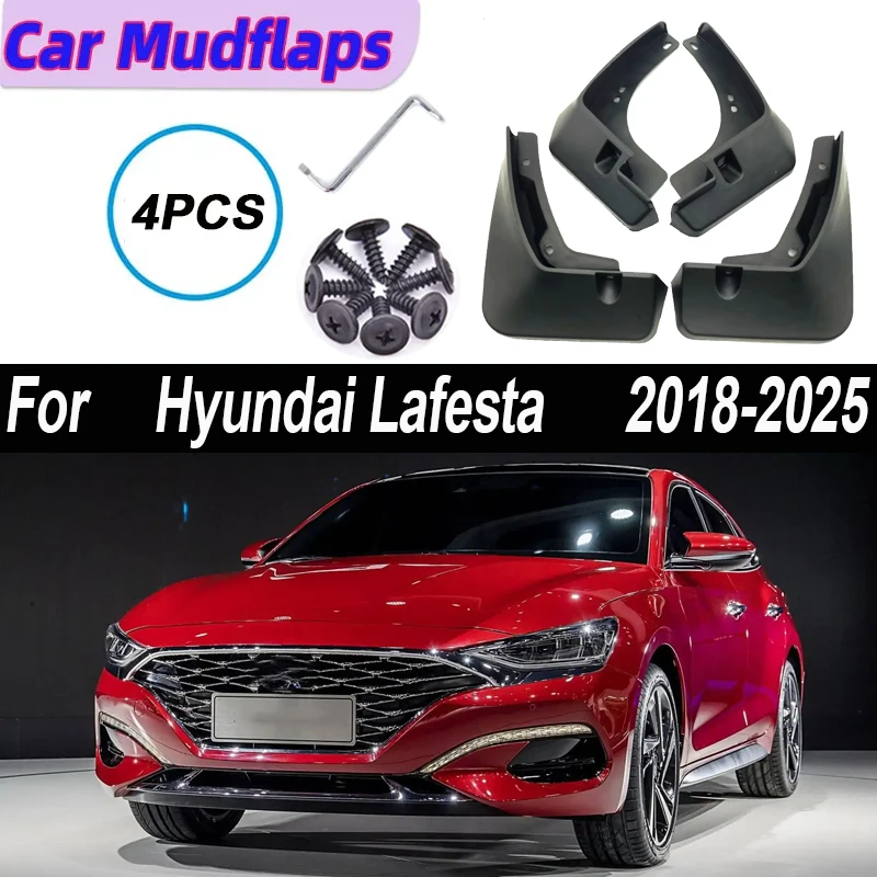 Mud Flaps For Hyundai Lafesta 2020 Accessorios 2018-2025 SQ Anti-scratch Mudguards Fender Front Rear Splash Part Car Accessories