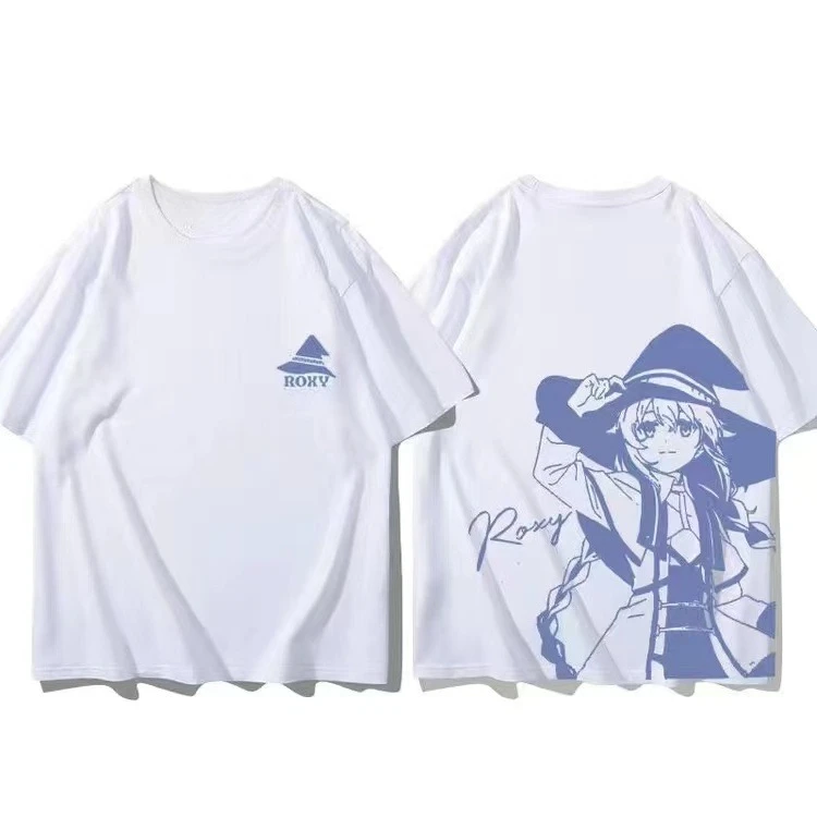 Jobless Reincarnation: Roxy Migurdia Anime Merchandise Short-Sleeve T-Shirt Cosplay Outfit - view 2