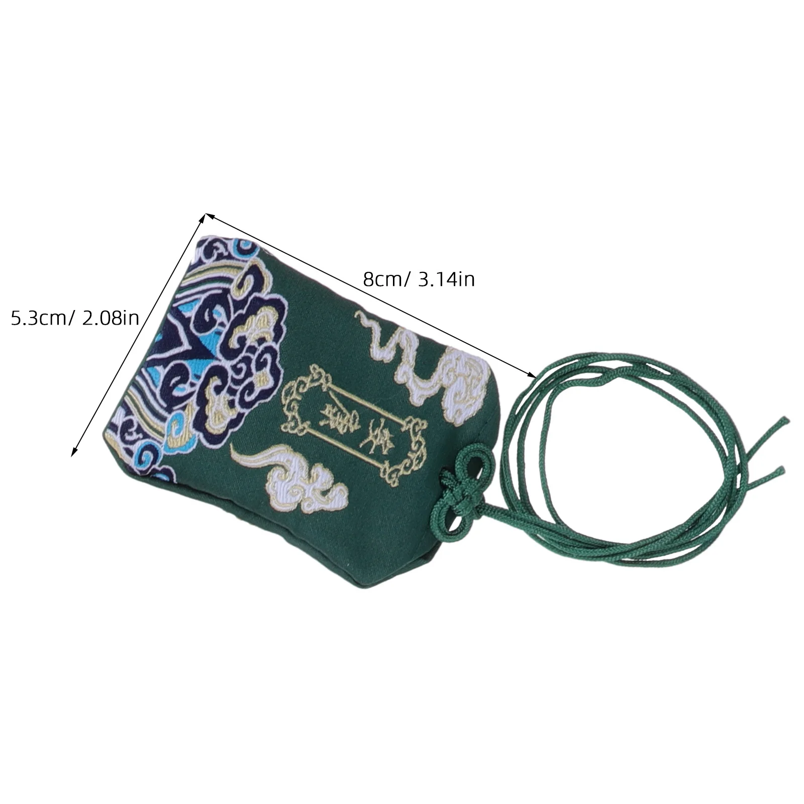 12 Sacchetti Portafortuna Multiuso, Amuleti Colorati da Appendere per Casa, Ufficio, Auto, Feng Shui, Ricchezza e Fortuna