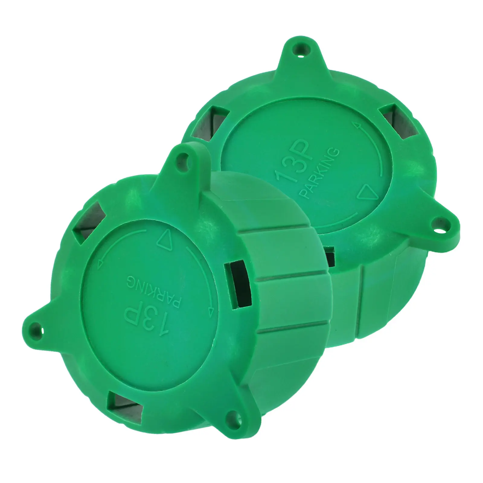 2Pcs 13 Pin Trailer Connector Protective Cover Heavy Duty Weatherproof Cap for Rv Travel Trailer Truck Electrical Socket Plug