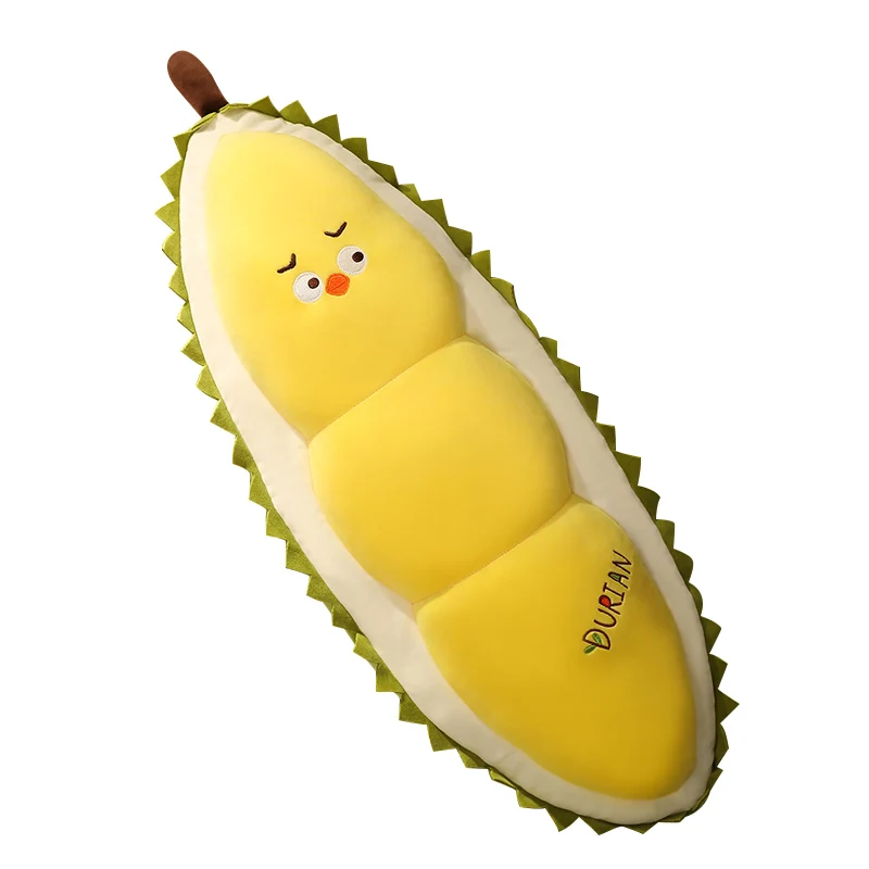 Oreiller en peluche de poussin Durian, fruit de dessin animé créatif, animaux en peluche mignons, oreillers de couchage doux, jouets pour enfants, décoration d'intérieur, 30 cm, 50 cm, 70cm