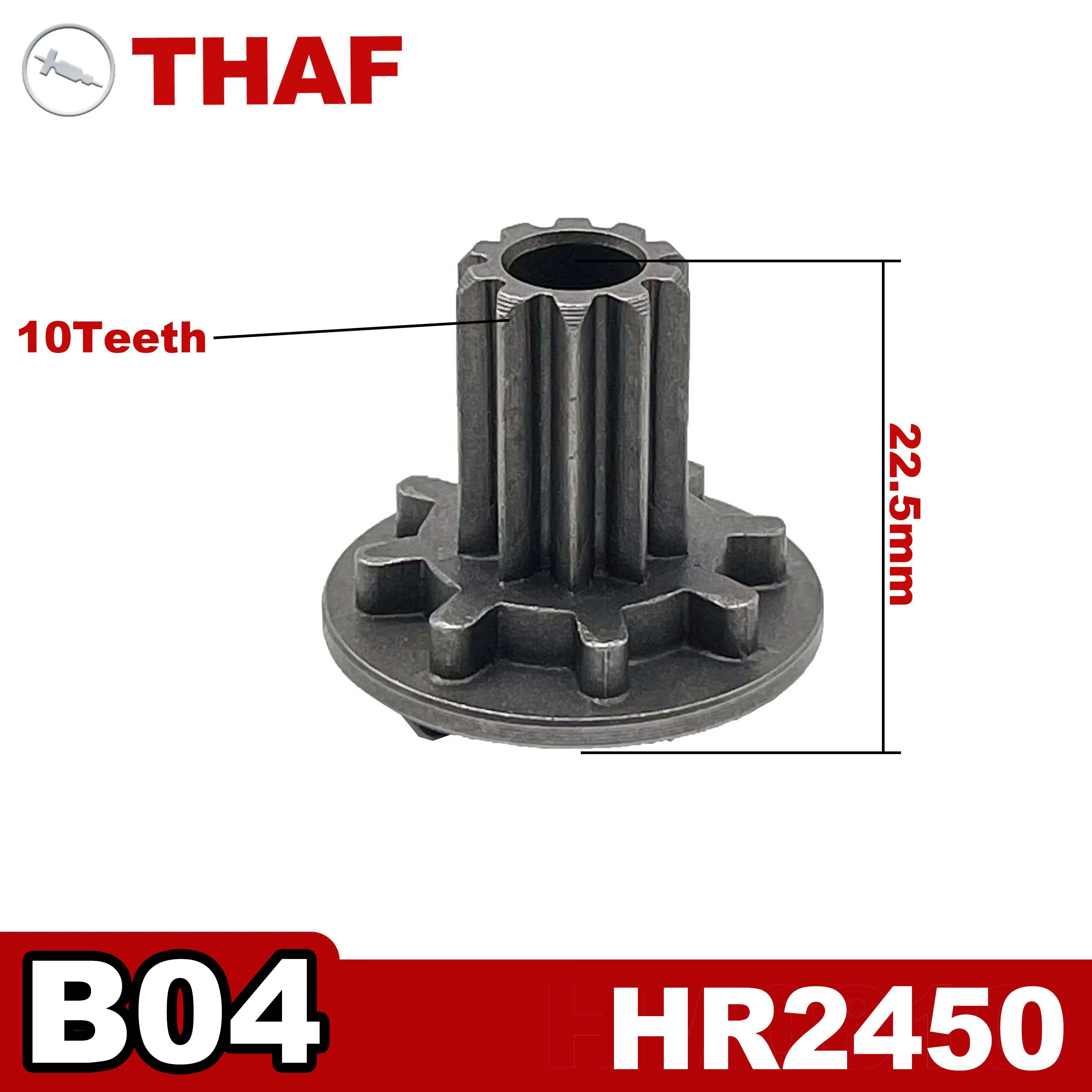 การเปลี่ยนเฟืองเดือยสําหรับค้อนรื้อถอน Makita HR2450 B04