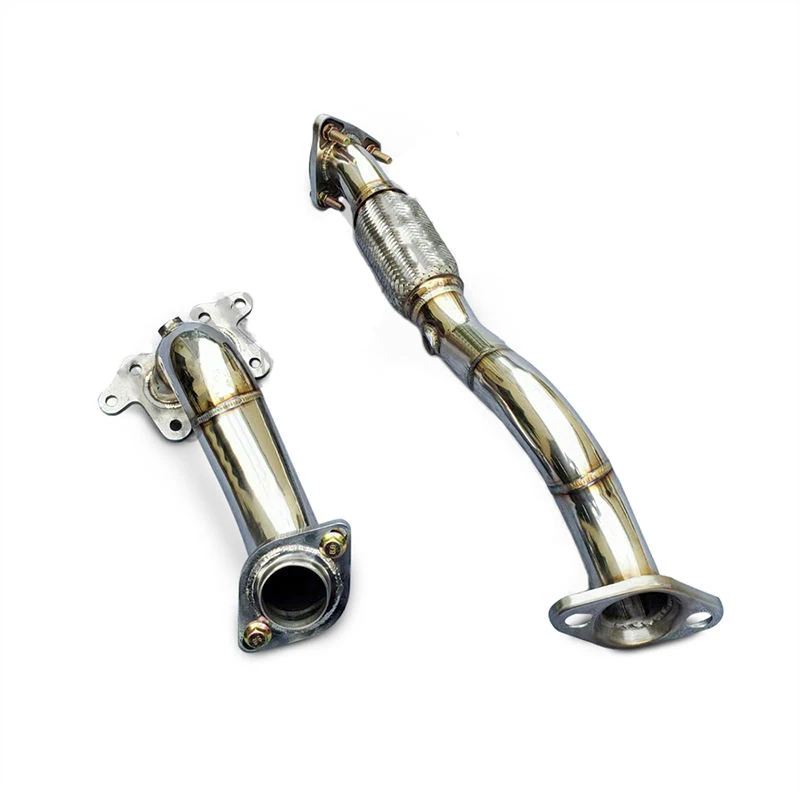 โรงงานราคาไหลท่อไอเสีย Downpipe สําหรับ Honda Fit Ge8 1.5 T 2008-2013 304 สแตนเลสอะไหล่รถยนต์ท่อไอเสีย