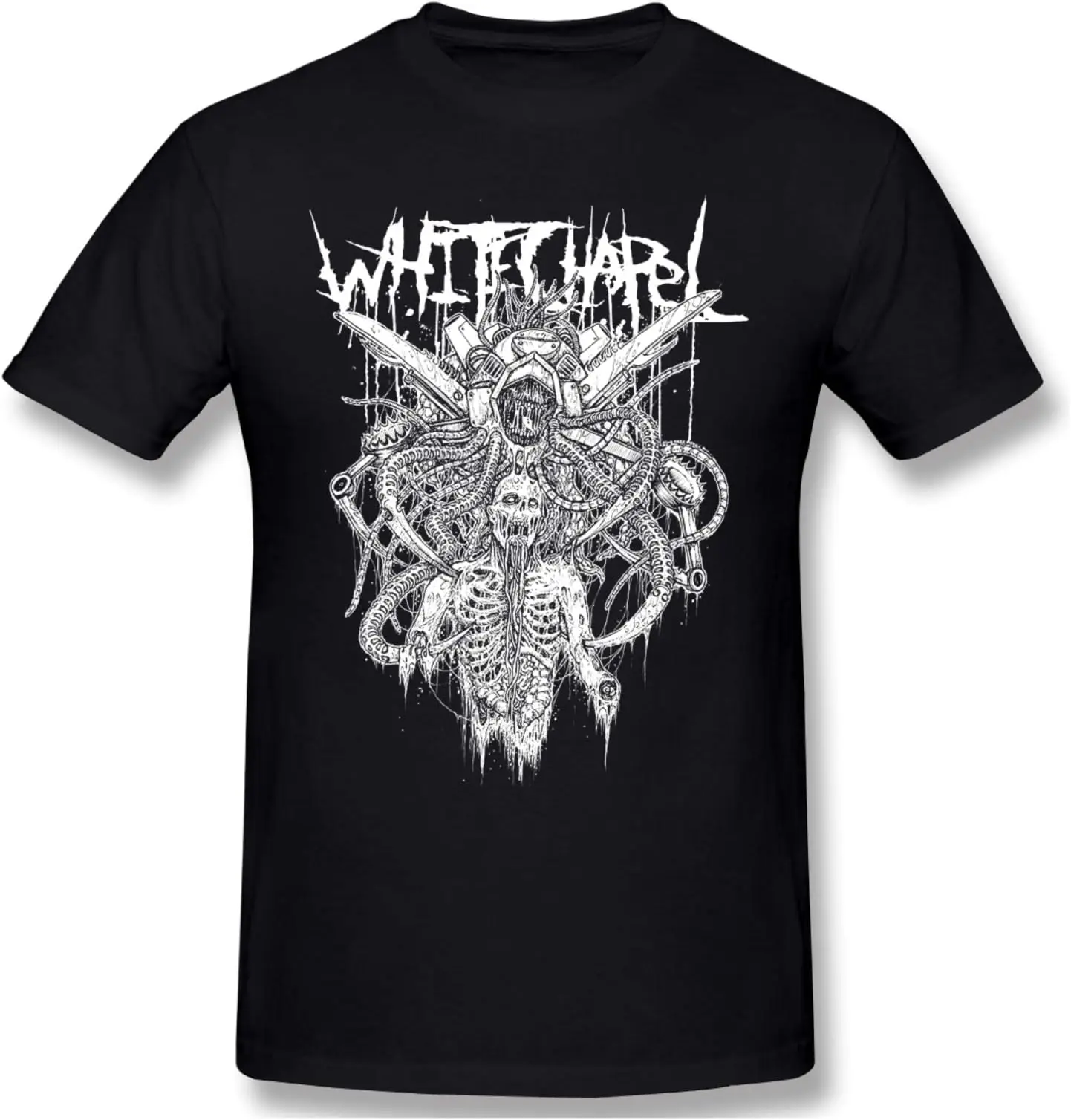 Whitechapel Shirt for Men Short Sleeve Cotton Tees Y2K tops Unisex Summer Short Sleeve