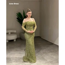 Lena Sequins Party Dresses Woman Custom Made Women's Elegant Dresses Mermaid Women's Evening Dress Ball Gowns Luxurious Prom