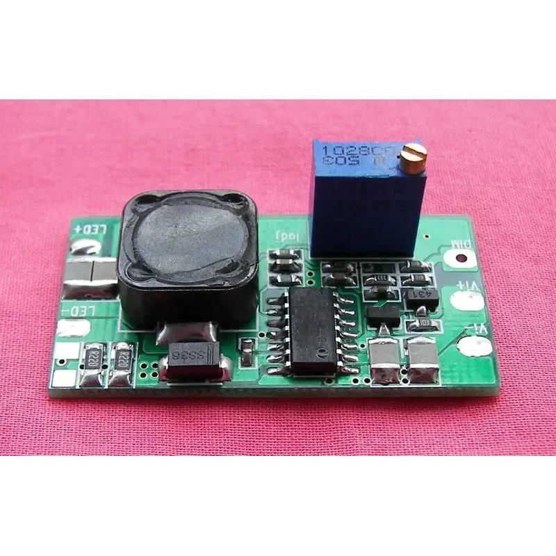 DC-DC LED Constant Current Driver Module,  0-1.5A Adjustable, Car LED Driver, Flashlight