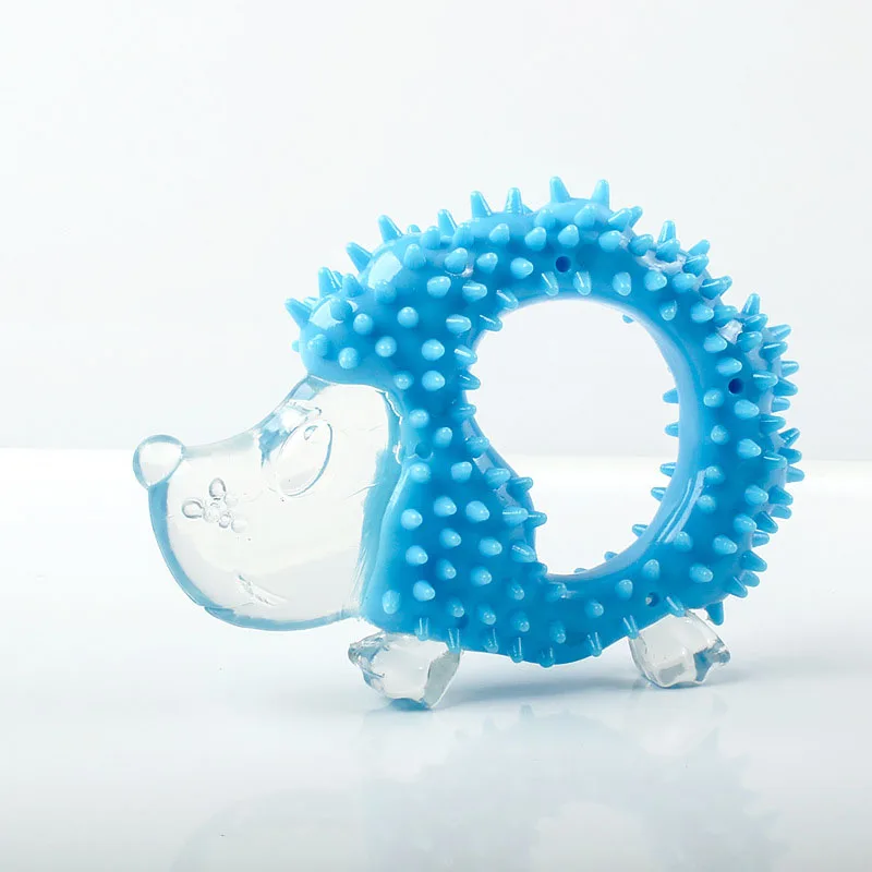 Hedgehog Dog Chew Toys Durable Teething Toys for Puppy Small