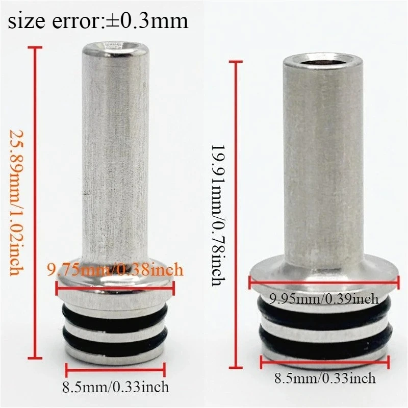 1 stuk 510 Rvs Plastic Hastur Mini Pendekx Stro Joint D5005 D5009