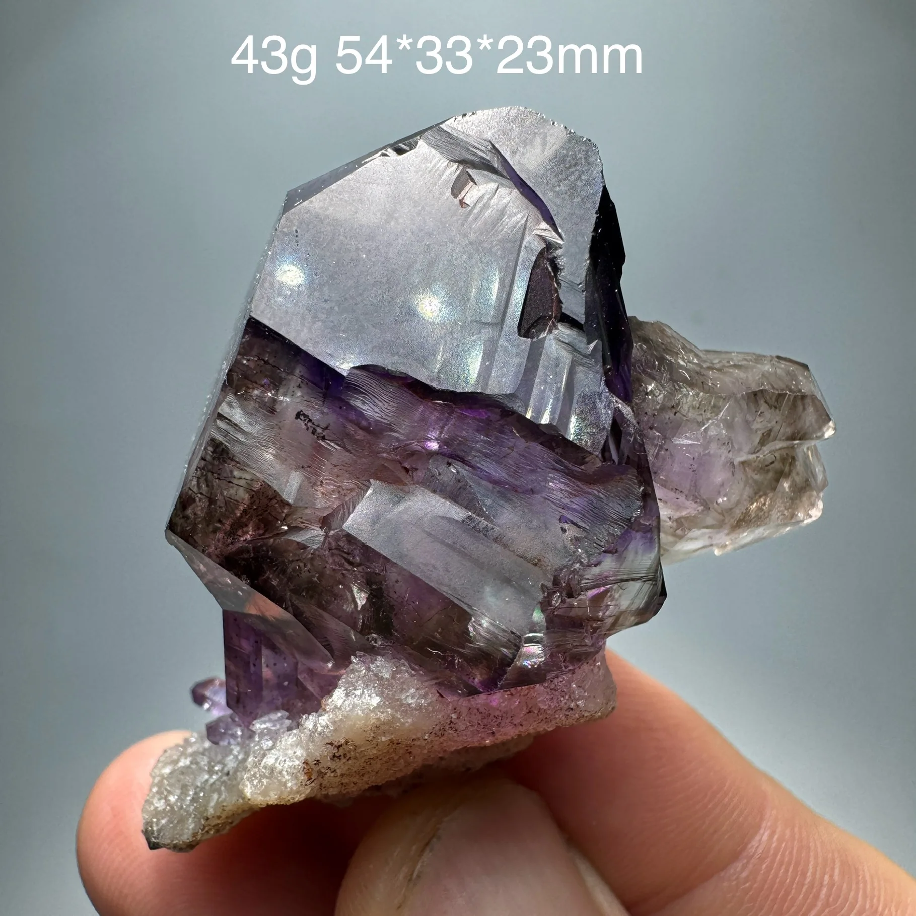 43g Natural Amethyst Super Seven Crystal Quartz Mineral Specimen Healing Stone