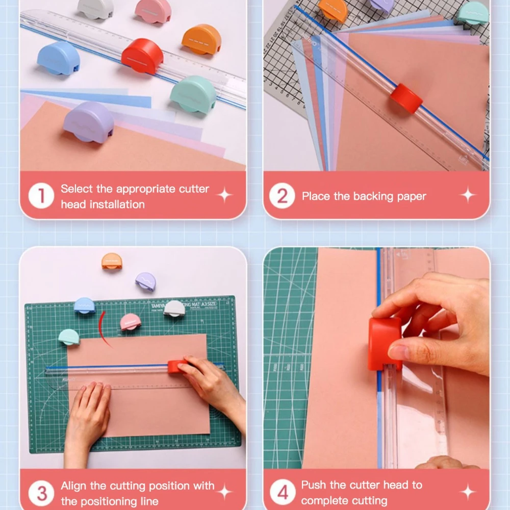 1pcs Mini Paper Trimmer Paper Cutter Cutting Machine for Art Diy Craft Card Photo Laminated Paper Scrapbook Home Crafts Tools view 6