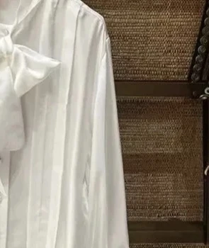 

Women's white shirt long sleeves casual ladies tops