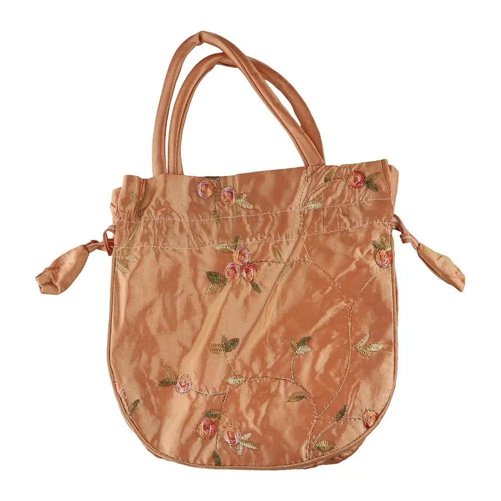Mini Purse Wallets Casual Money Bags Women Flower Handbags Small Storage Bags Jewerly Packing Bag Hanfu Drawstrings Bags