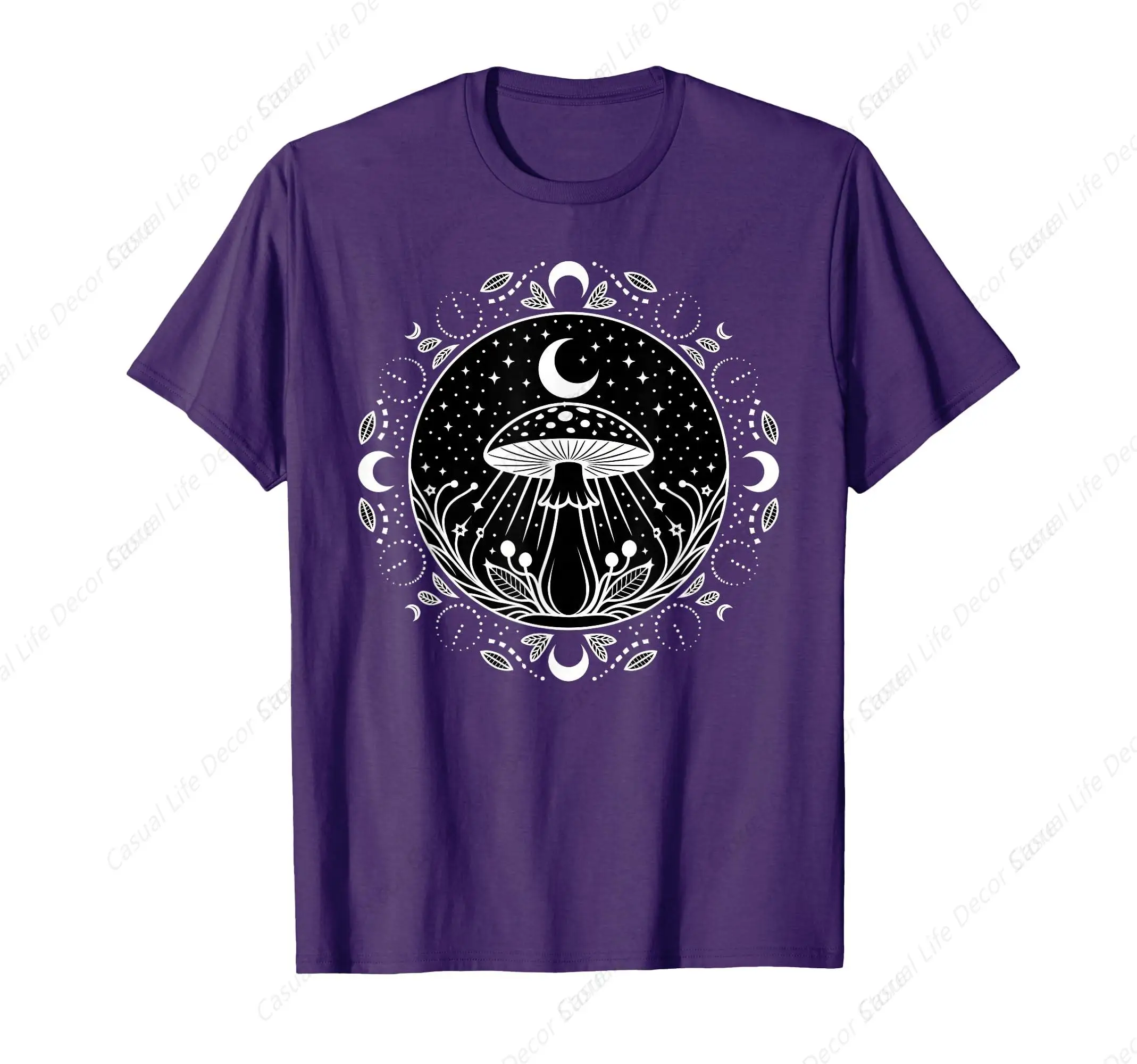 

Witchcraft Moonphase Mushroom T-Shirt