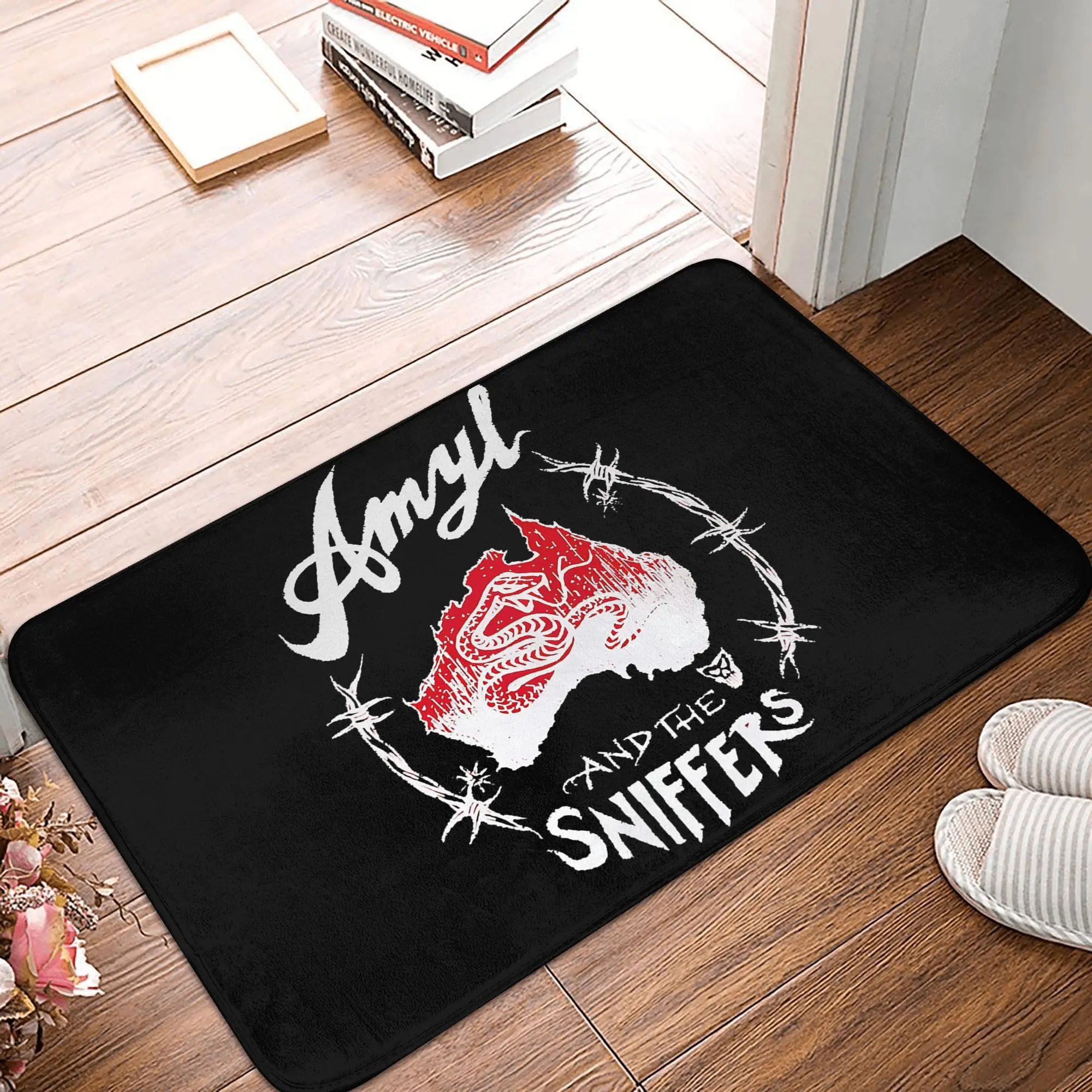 

Snake Red Non-slip Doormat Floor Mat Absorbent Mat Carpet Rug for Kitchen Entrance Home Balcony Footpad Mats