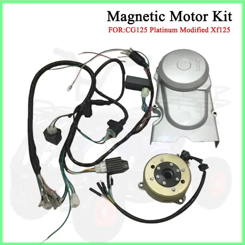 Bobina de Ignição Magnética (CDI) para Moto Honda CG 125cc - Tampa do Rotor Magnético e Peças de Reposição para Motor CG125