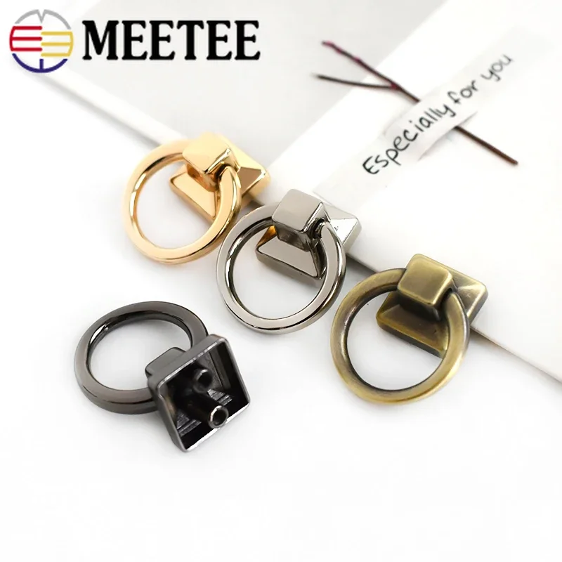 10/20Pcs Metal O Ring Bag Side Clip Buckles Screw Strap Connector Clasps Handle Handbag Belt Leather Craft Hardware Accessories