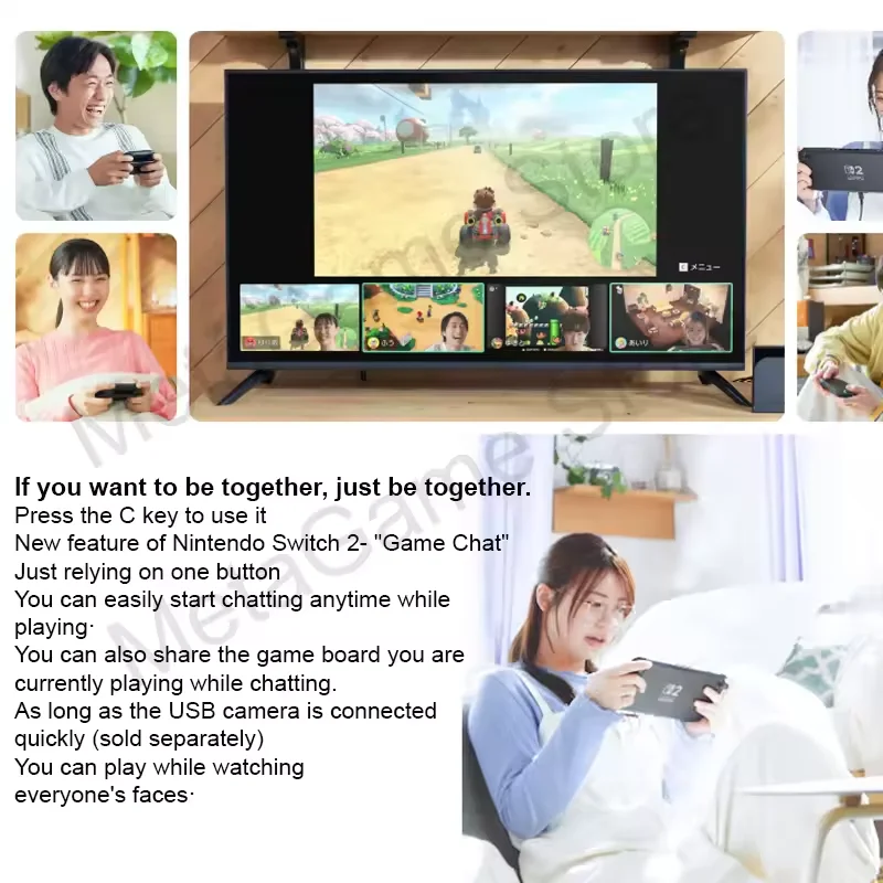 نينتندو سويتش 2 وحدة تحكم ألعاب NS2 وحدة تحكم ألعاب محمولة 7.9 بوصة LCD 1080P تصميم مغناطيسي